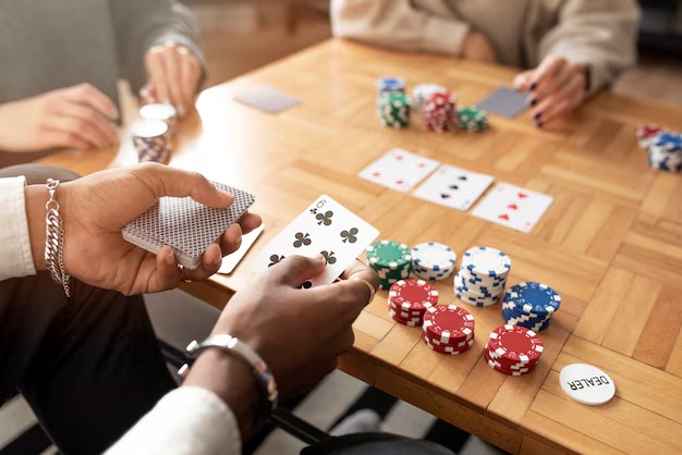 3dbet Caribbean Stud Poker live-dealer table with multi-camera view